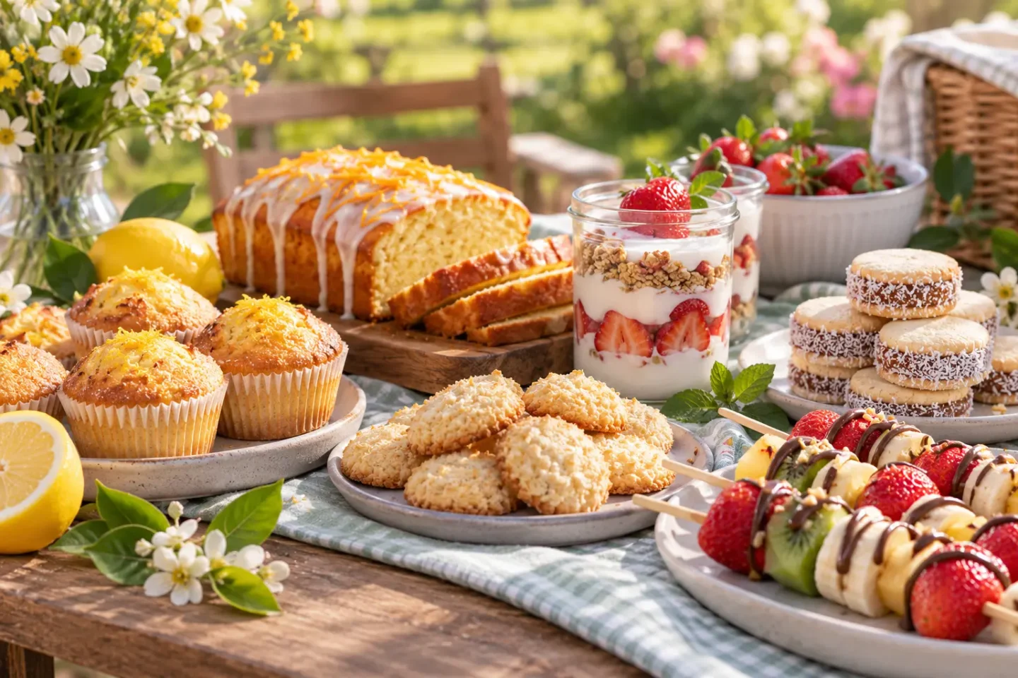 Recetas para primavera: 6 ideas fáciles para meriendas y tardes al aire libre 
