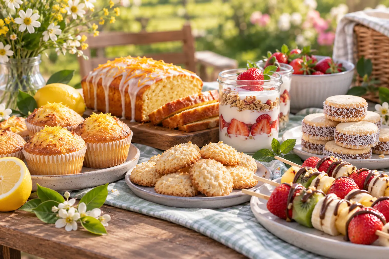Recetas para primavera: 6 ideas fáciles para meriendas y tardes al aire libre 
